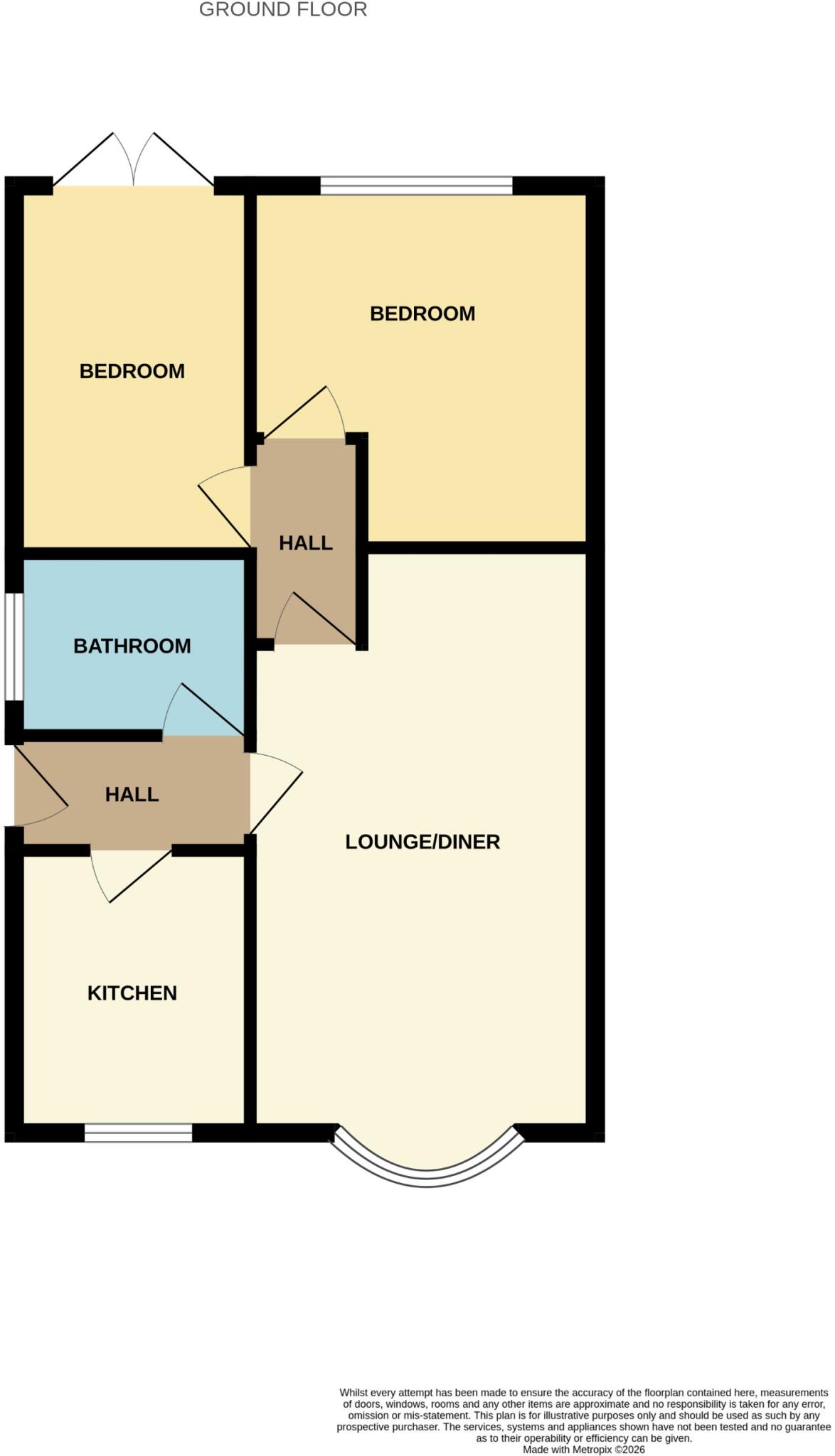 Aldeburgh Avenue, Lemington Rise, Newcastle upon Tyne, NE15 floorplan