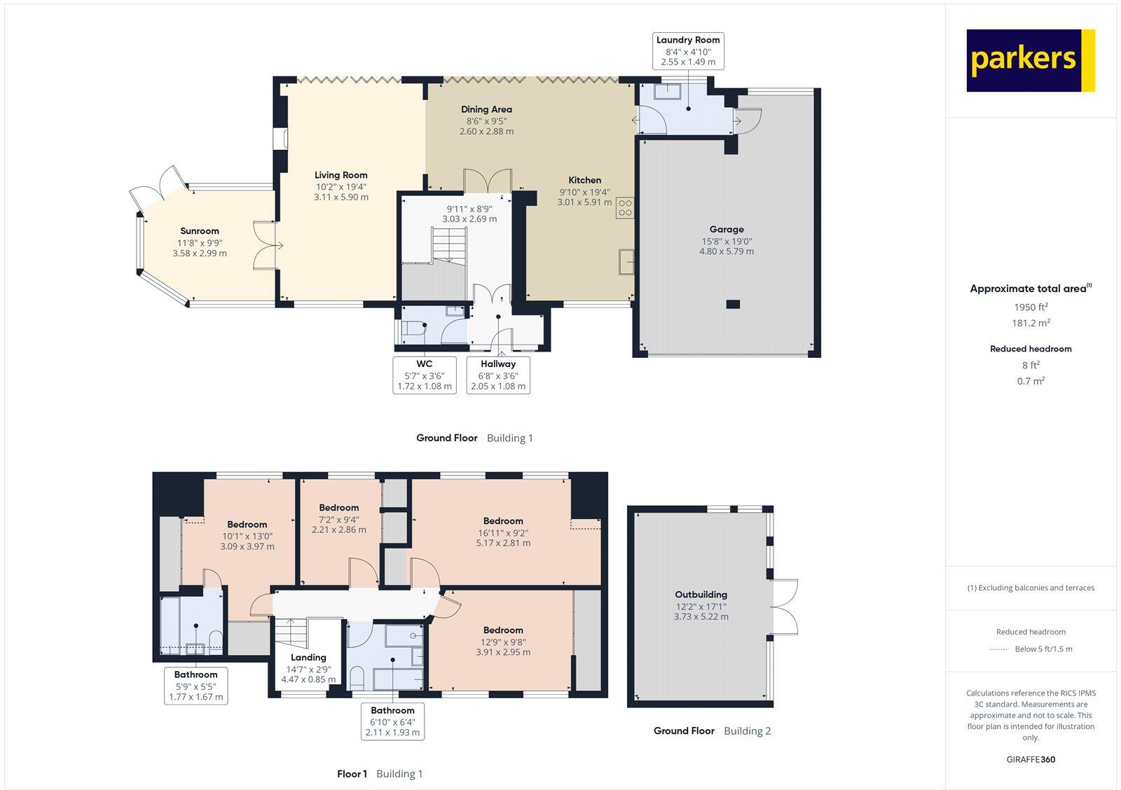 Westridge Avenue, Purley on Thames, Reading, Berkshire, RG8 floorplan