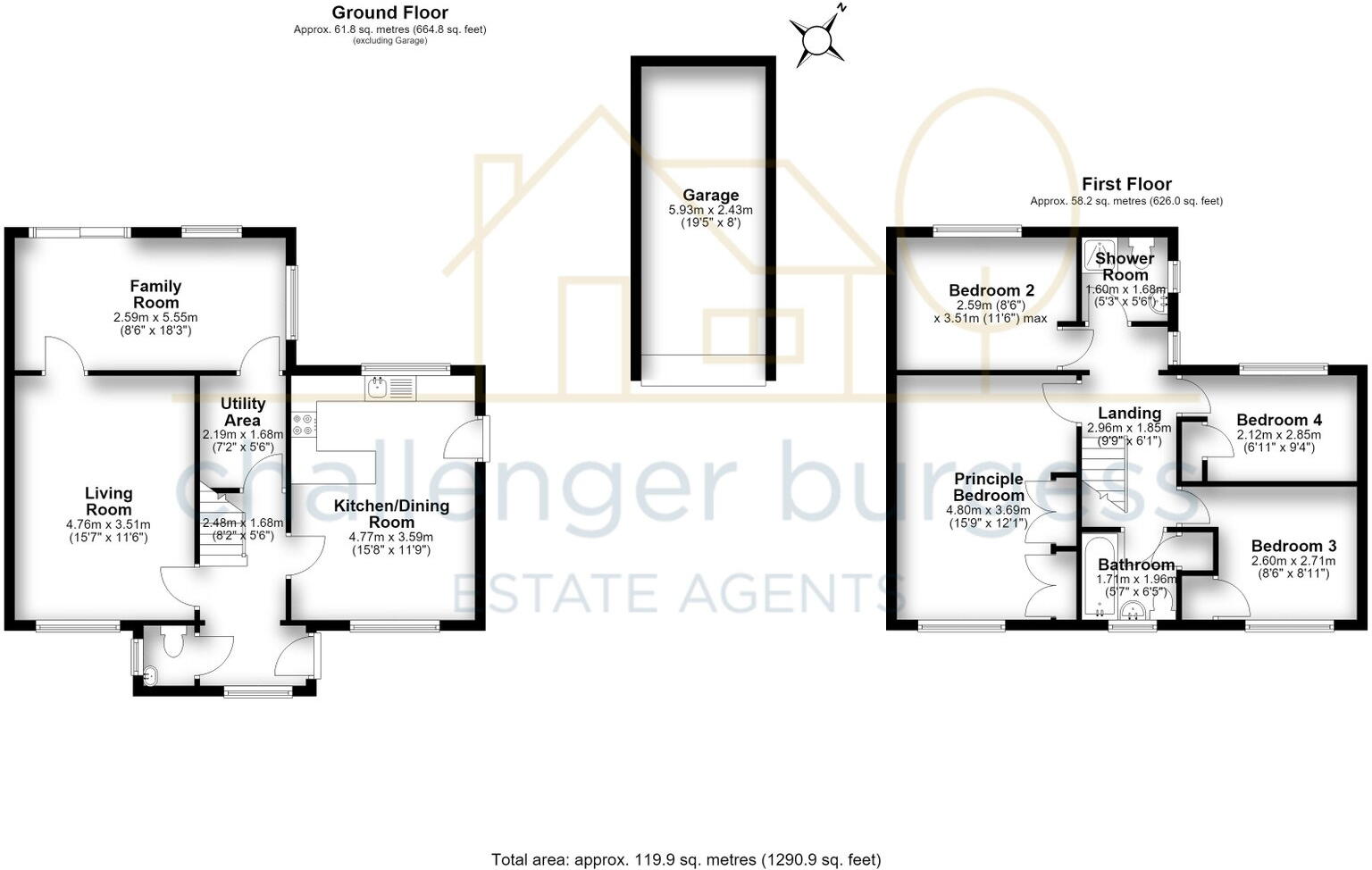 Forester Road, Portishead, Bristol, BS20 6UP floorplan