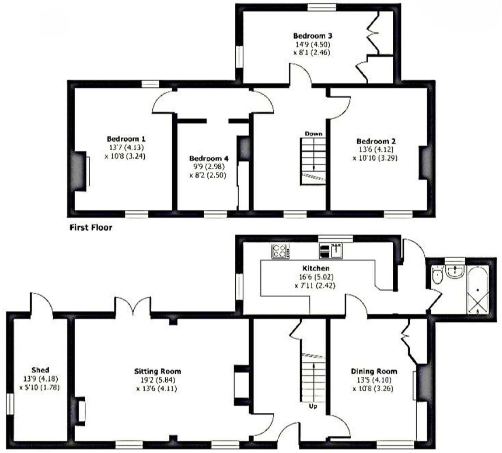 Lillingstone Road, Akeley, MK18 floorplan