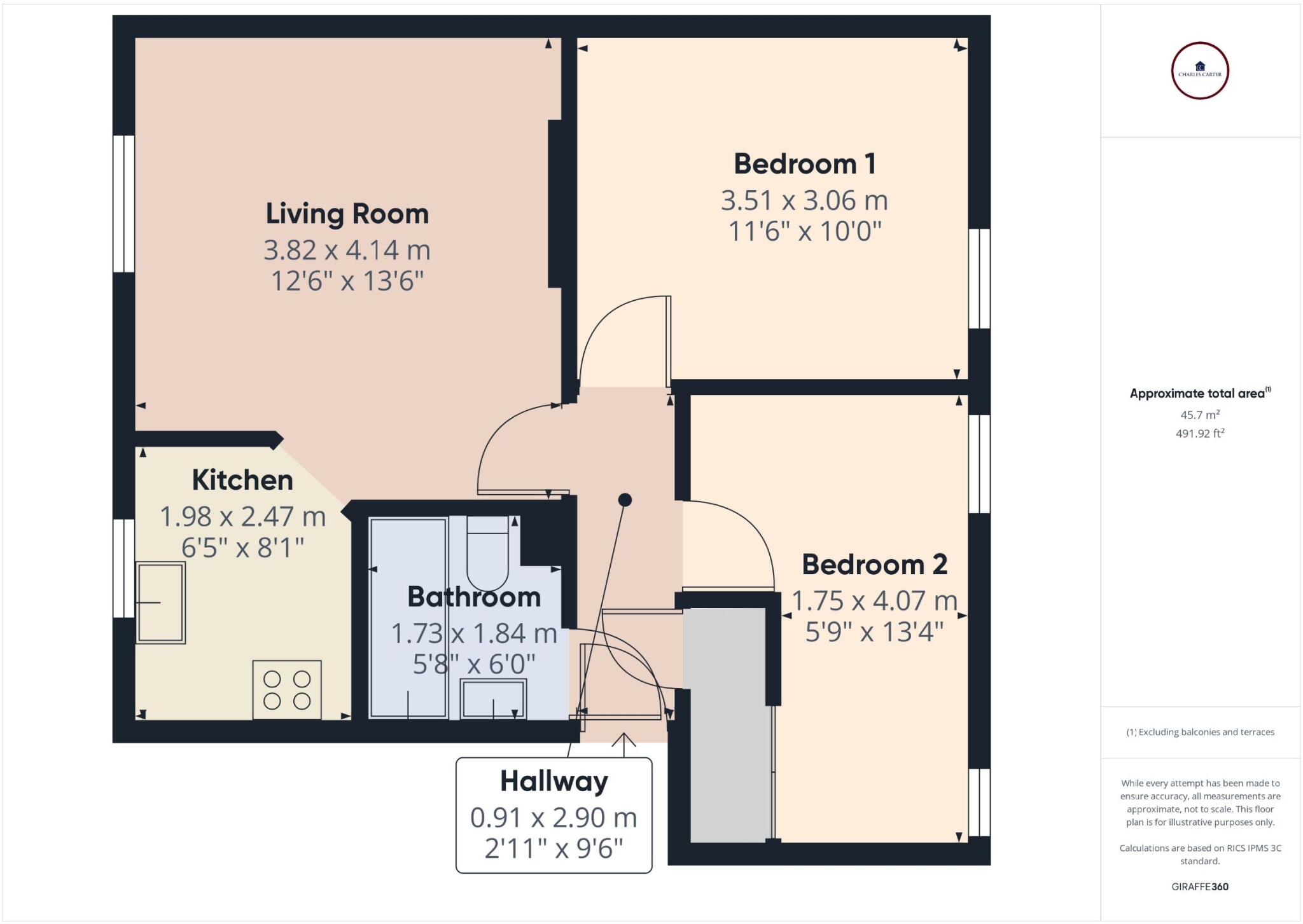 Wyatts Mews, Union Street, Worcester floorplan