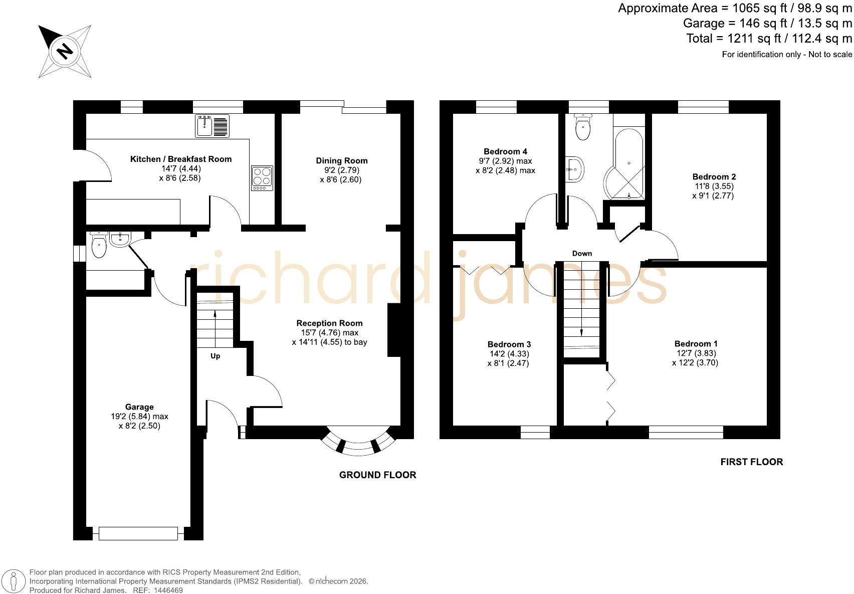 Godwin Road, Stratton St Margaret, Swindon, SN3 floorplan