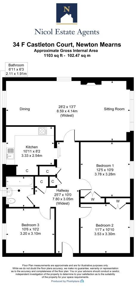 Castleton Court, Castleton Drive, Newton Mearns floorplan