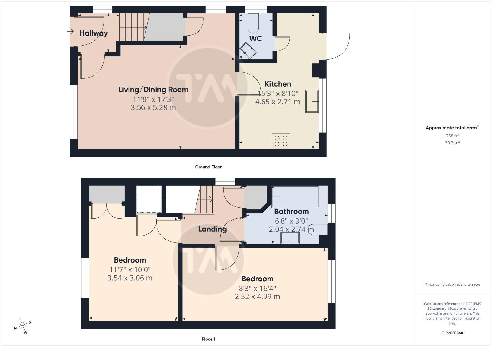 Vickers Close, Biggleswade, Bedfordshire, SG18 floorplan