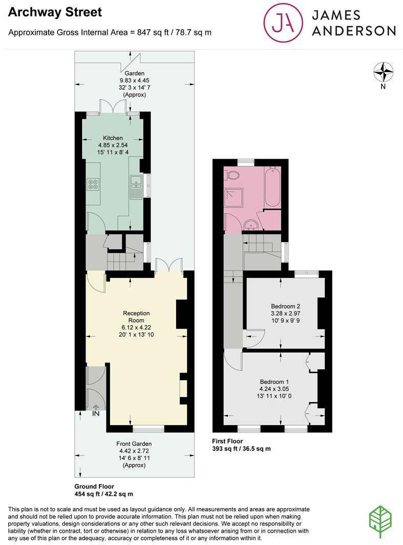 Archway Street, Barnes, London, SW13 floorplan
