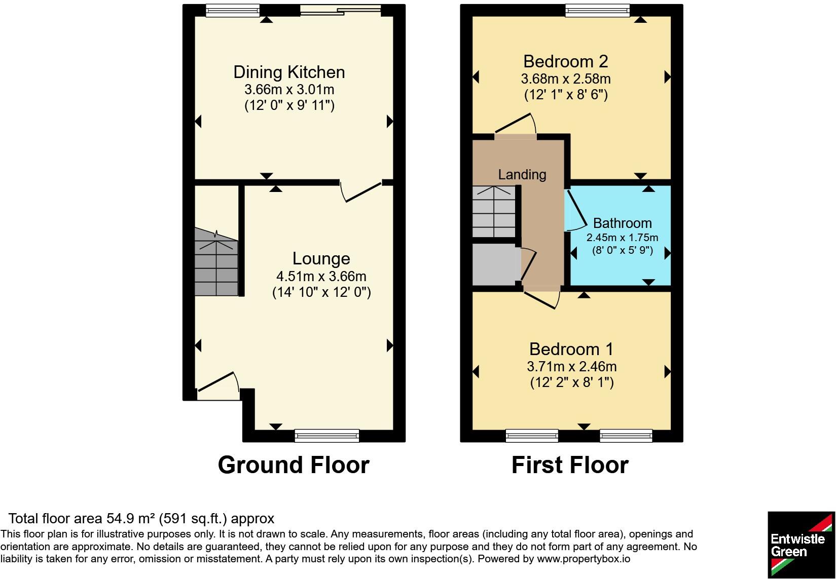 The Ploughlands, Ashton-on-Ribble, Preston, Lancashire, PR2 floorplan