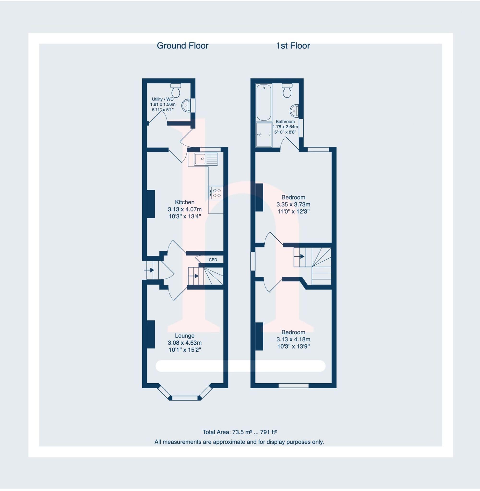 Heather Brow, Claughton, CH43 floorplan