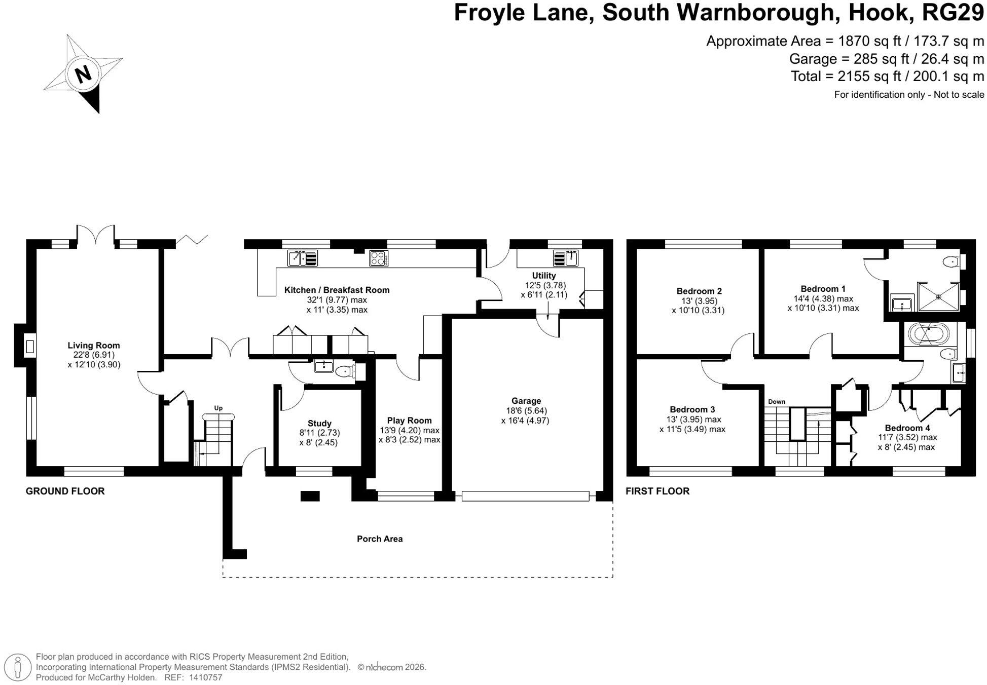 Froyle Lane, South Warnborough, RG29 floorplan