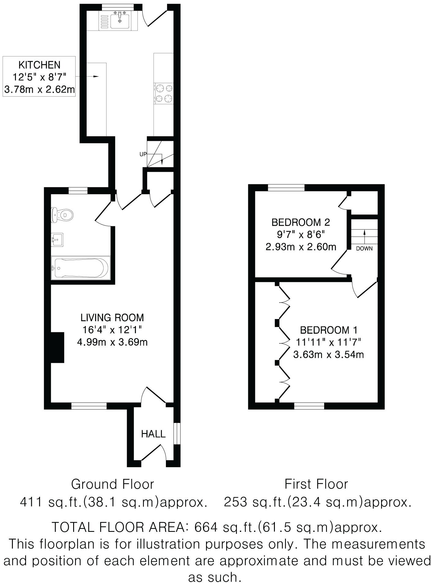 London Road, Woolmer Green, SG3 floorplan