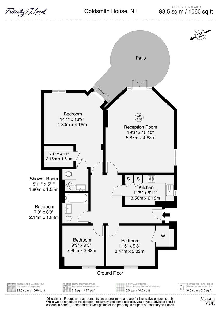 Irving Mews, London N1 floorplan