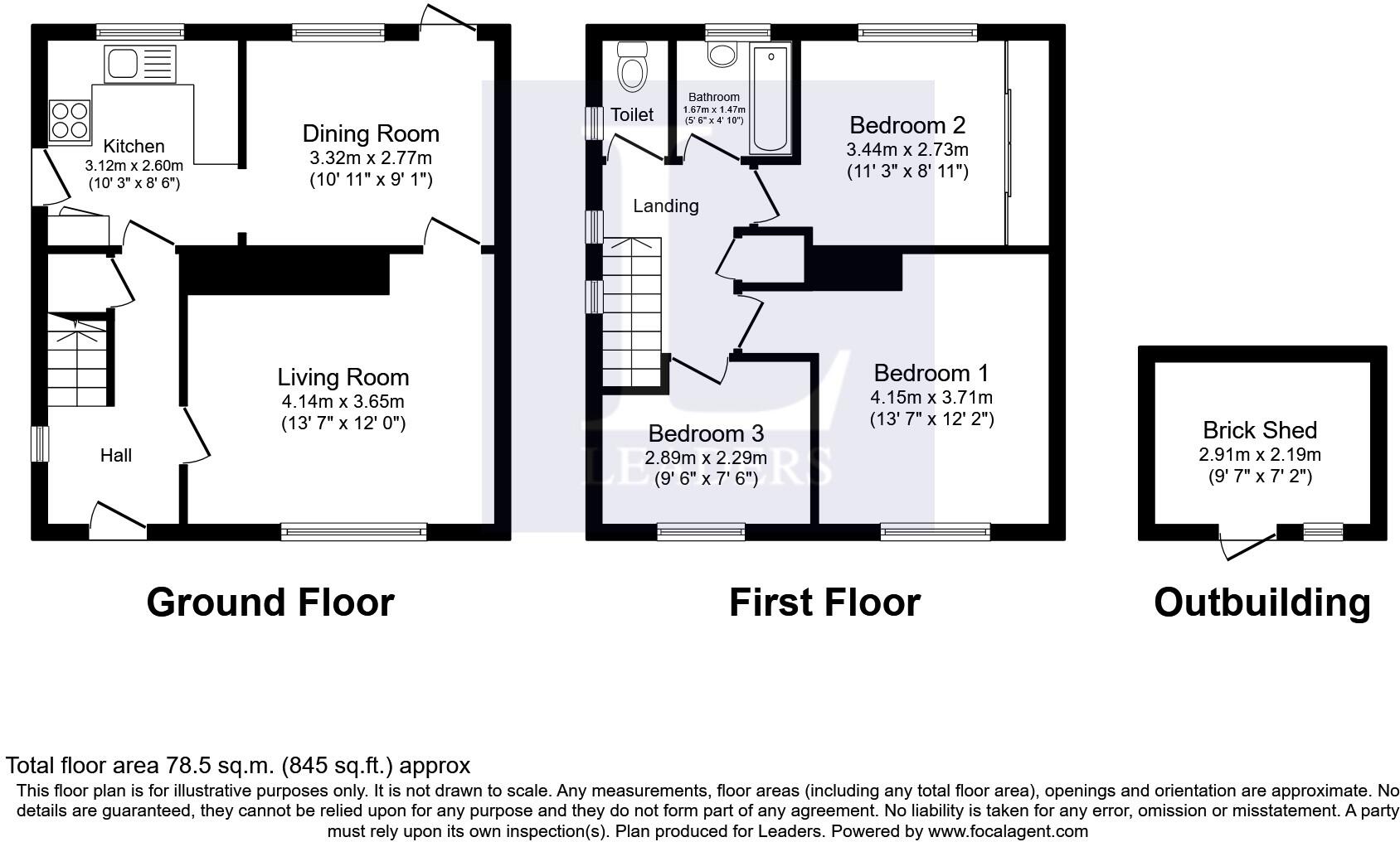 Hare Lane, Crawley, RH11 floorplan