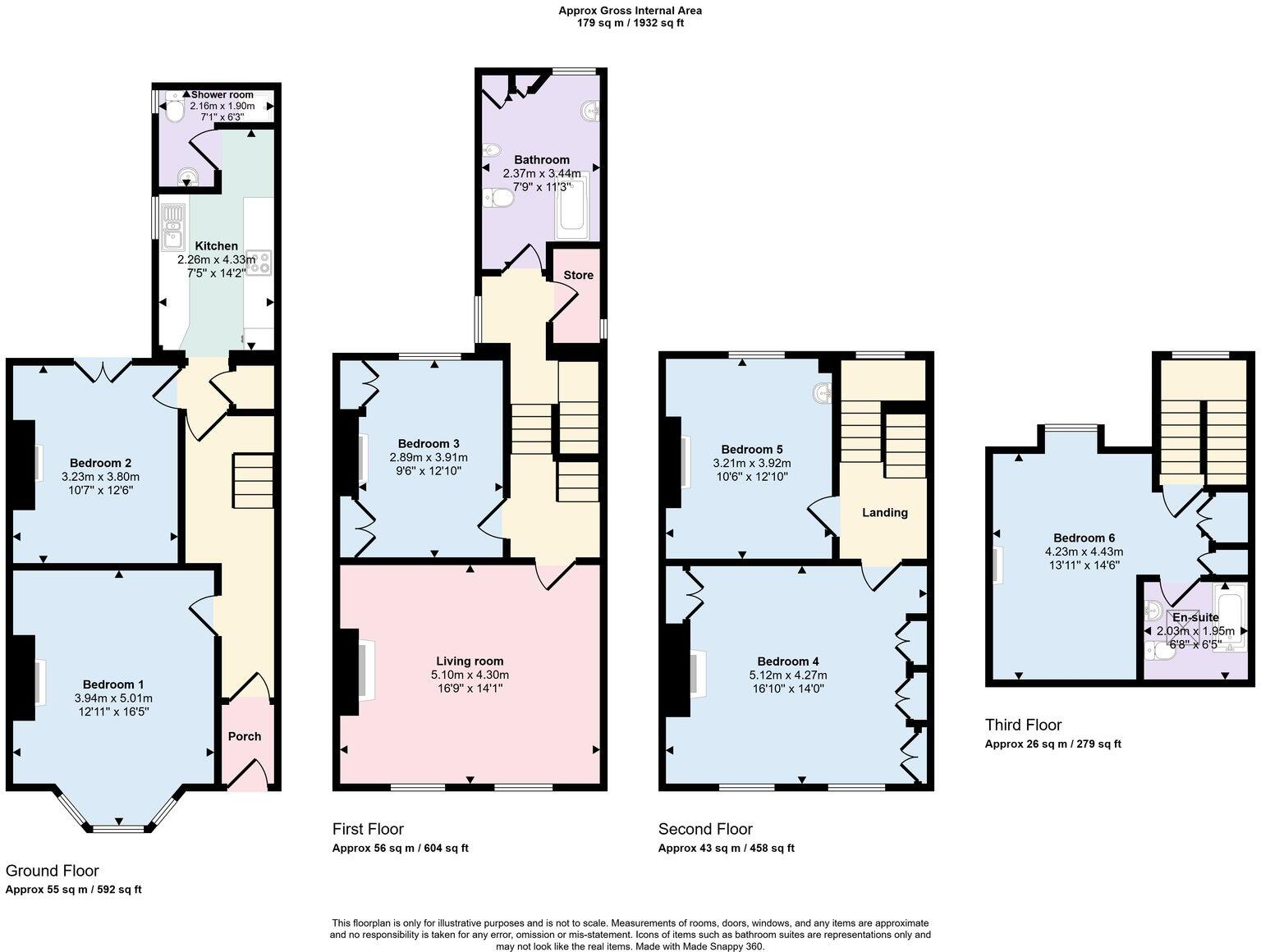Pennsylvania Road, Exeter, EX4 floorplan