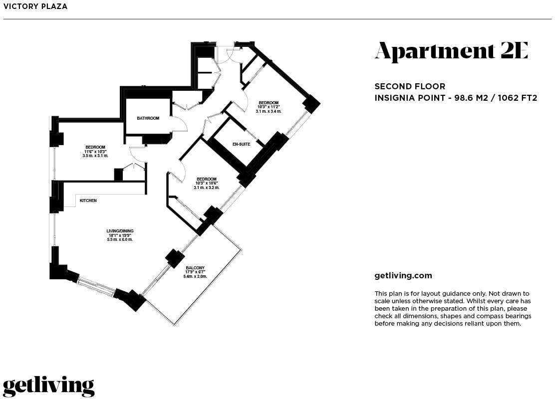Victory Plaza floorplan