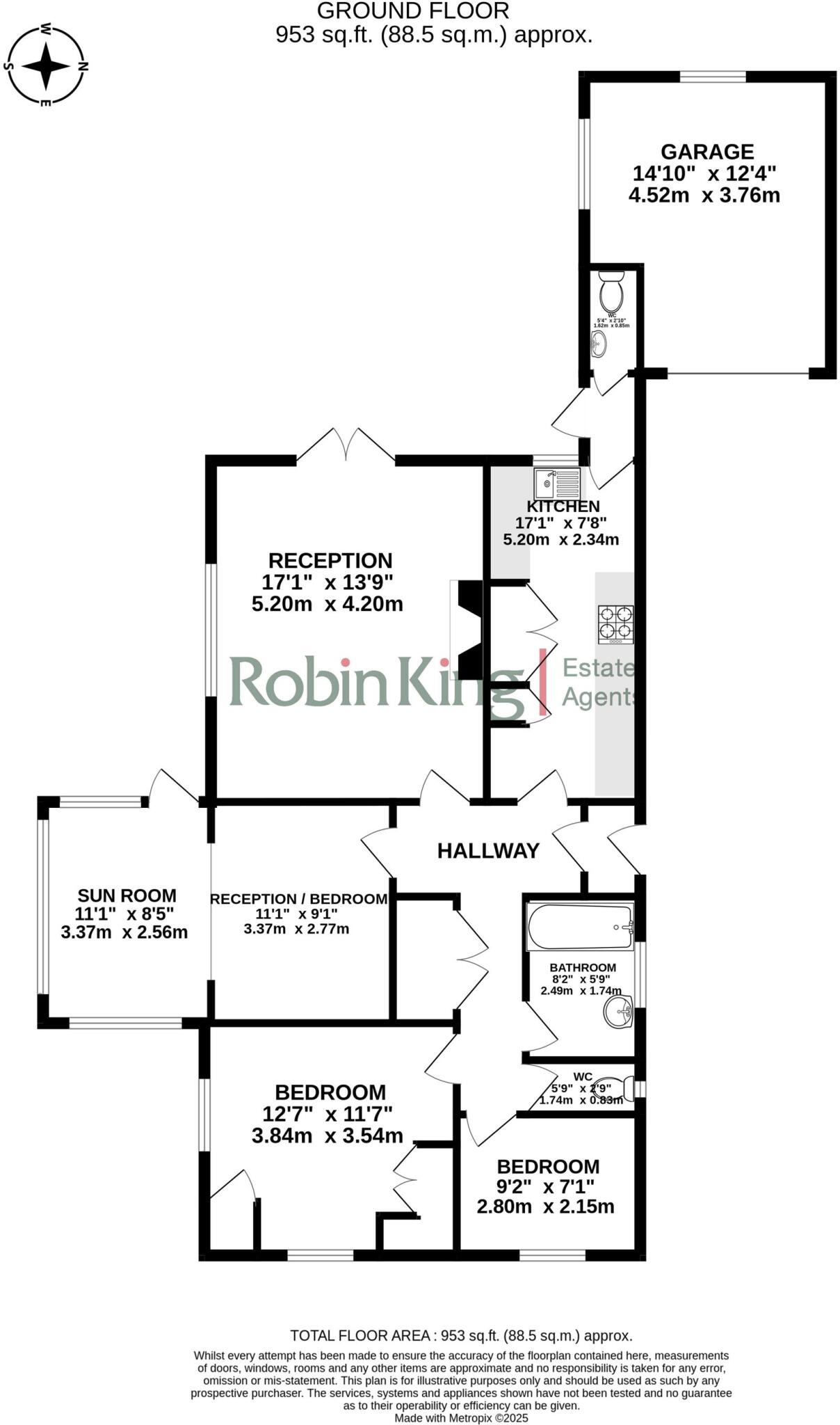 The Drive, Churchill, BS25 floorplan