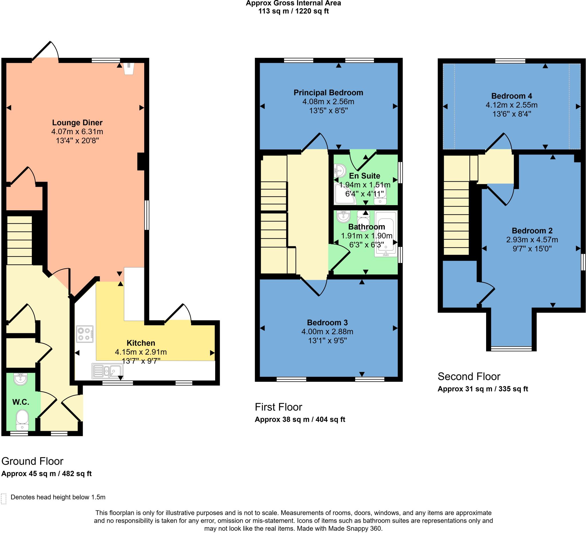 Bottreaux Rise, Boscastle, PL35 floorplan