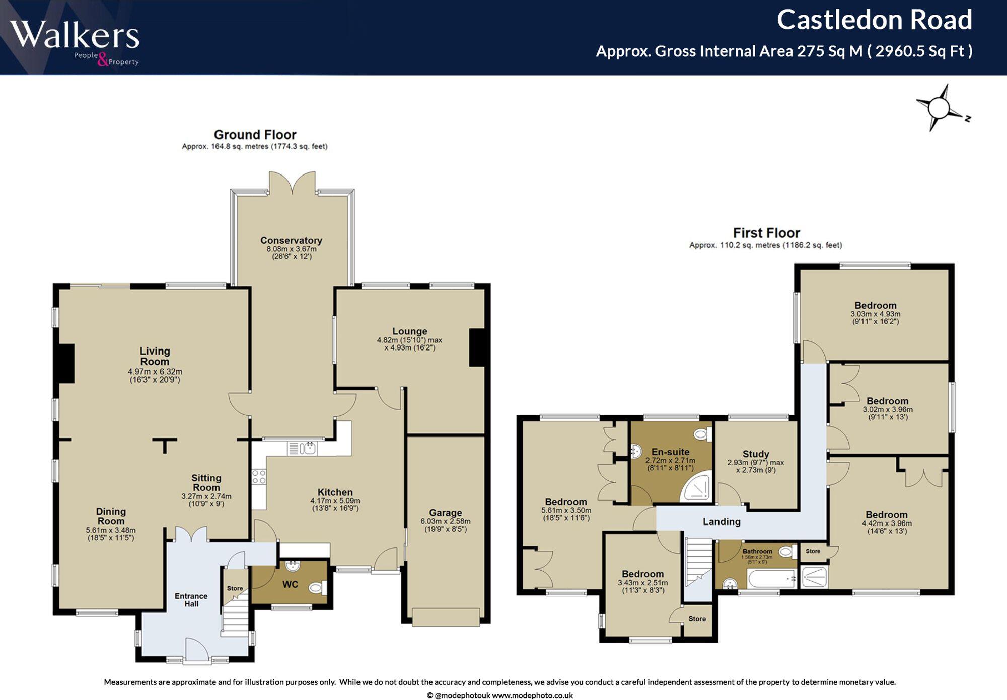 Castledon Road, Downham floorplan