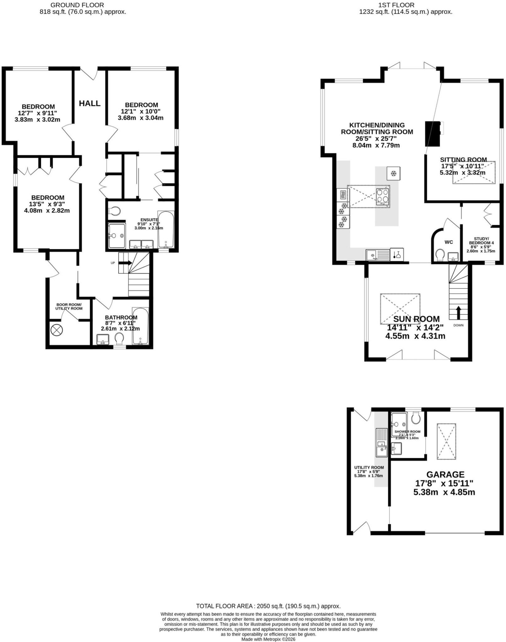 North Parade, Falmouth, TR11 floorplan