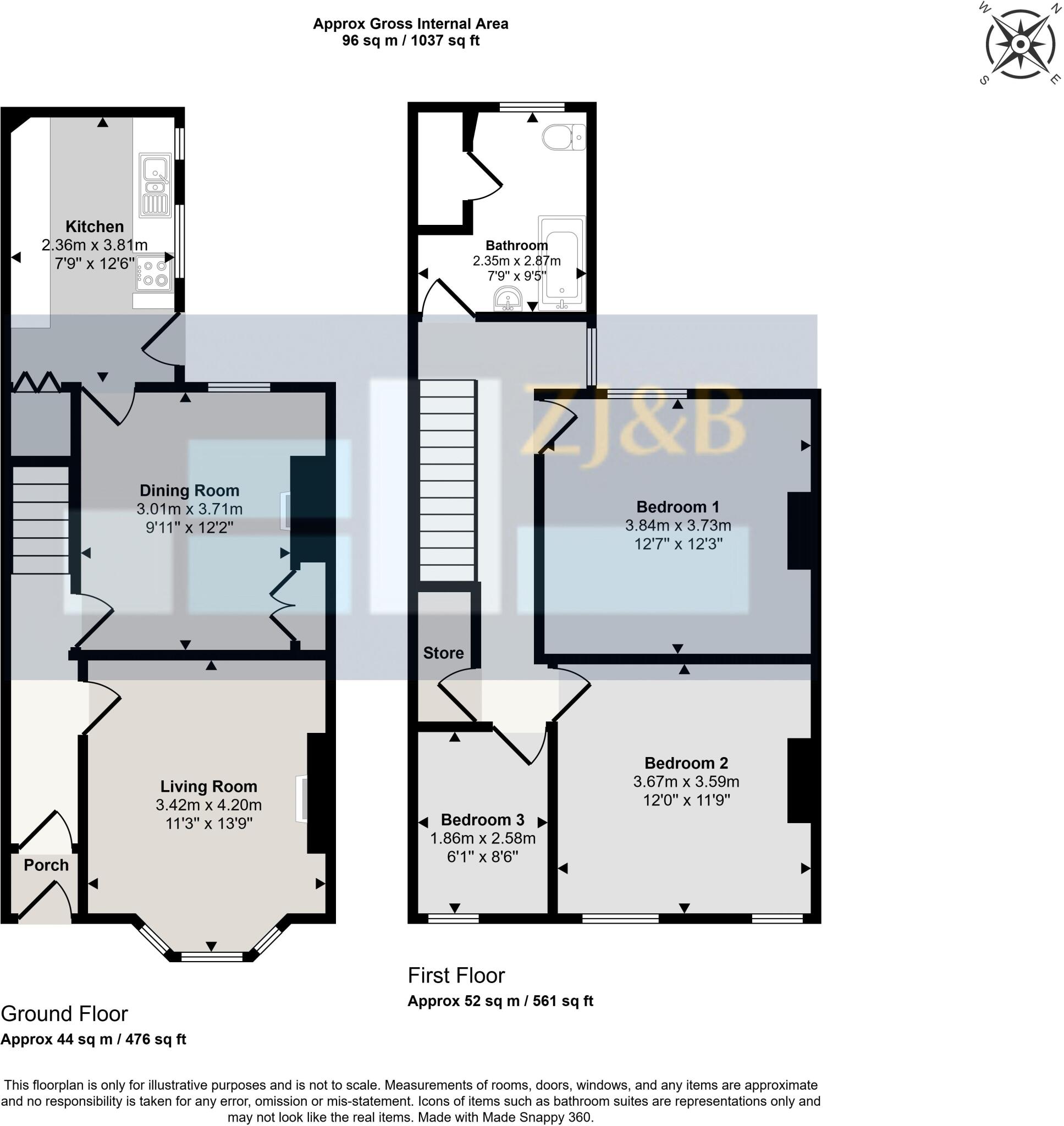 Stewart Road, Oswestry, Shropshire, SY11 2HA floorplan