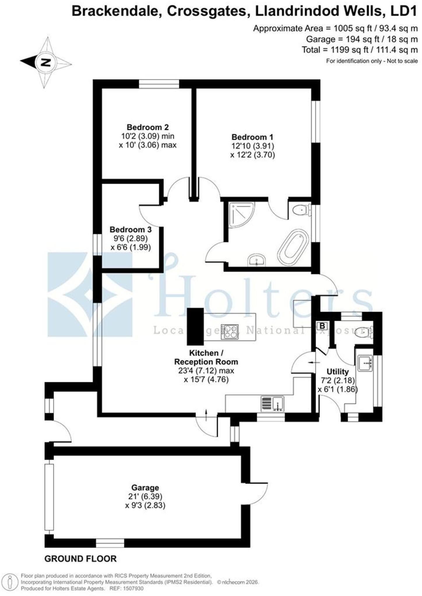 Crossgates, Llandrindod Wells, LD1 floorplan