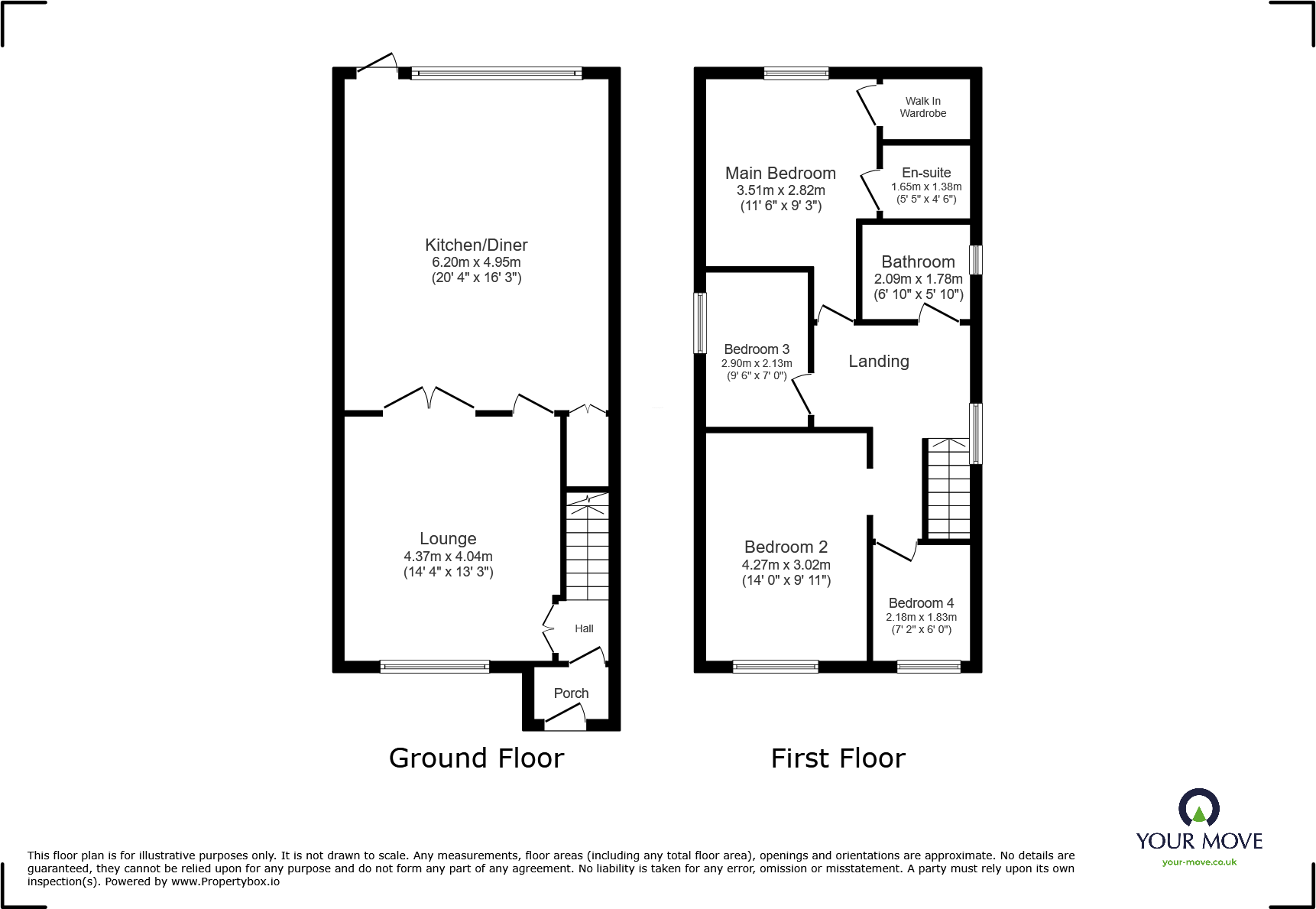 Honiton Close, Heywood, Greater Manchester, OL10 floorplan