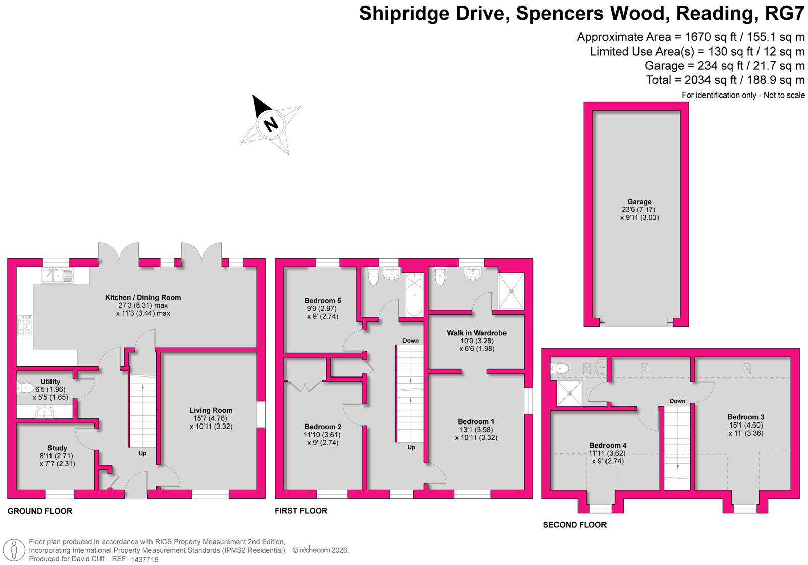 Shipridge Drive, Spencers Wood, Reading, Berkshire, RG7 floorplan