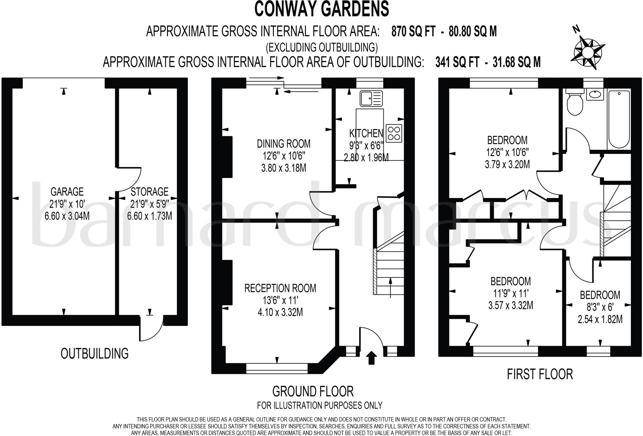 Conway Gardens, MITCHAM floorplan