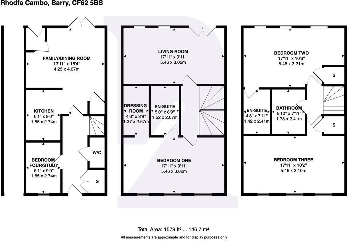Ffordd Pentre, Barry floorplan
