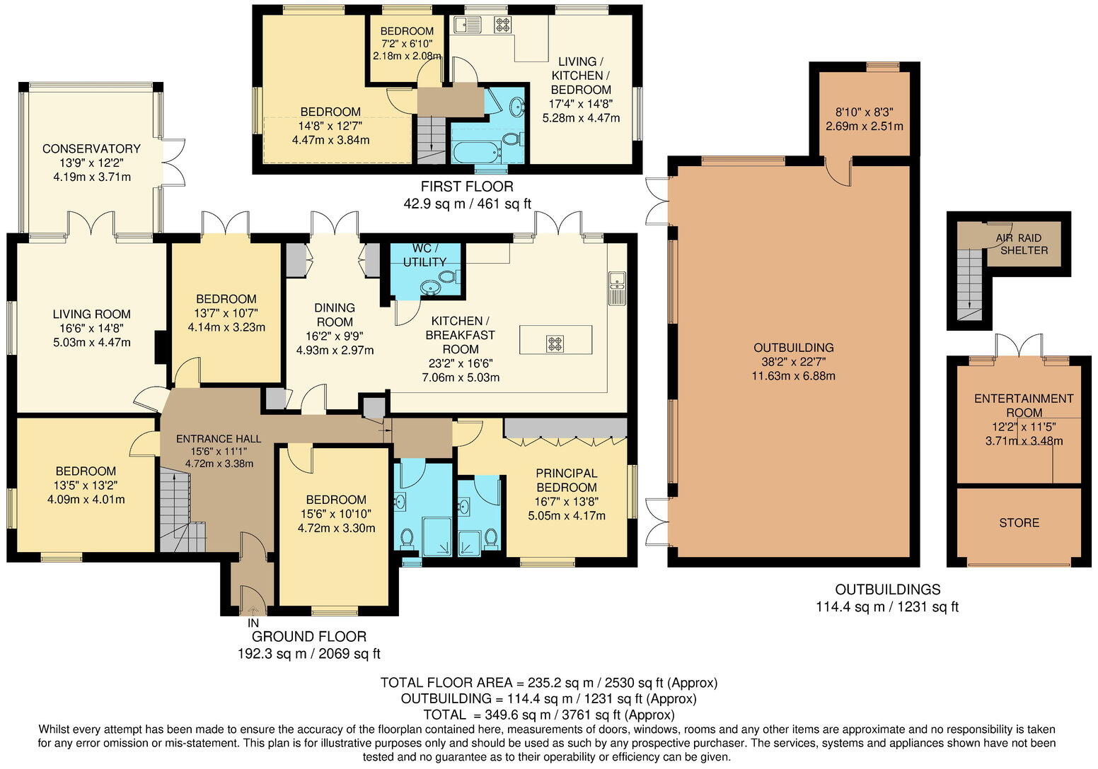 Slines Oak Road, Woldingham, CR3 7HL floorplan