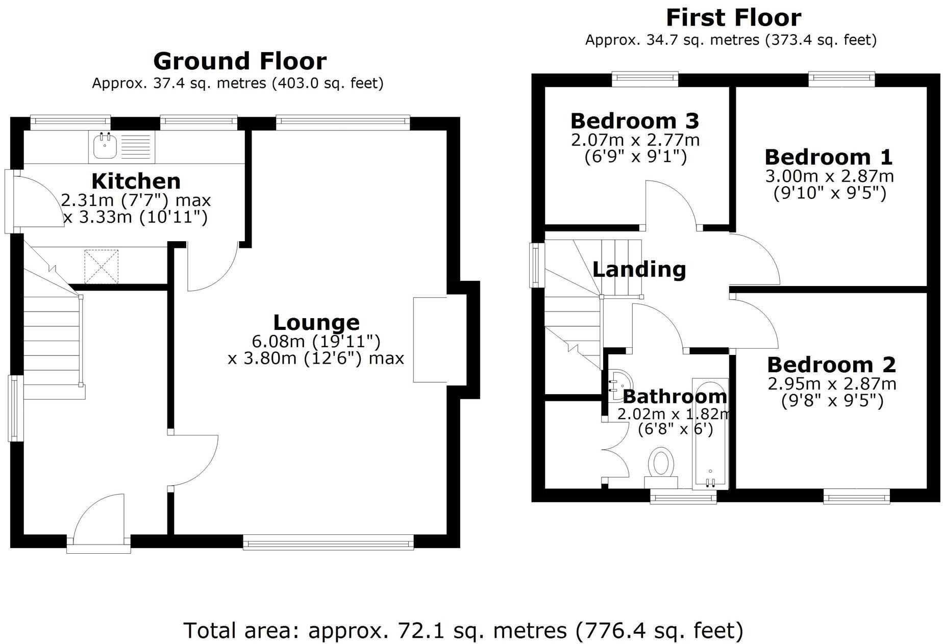 Simon Close, Woodbeck, DN22 floorplan