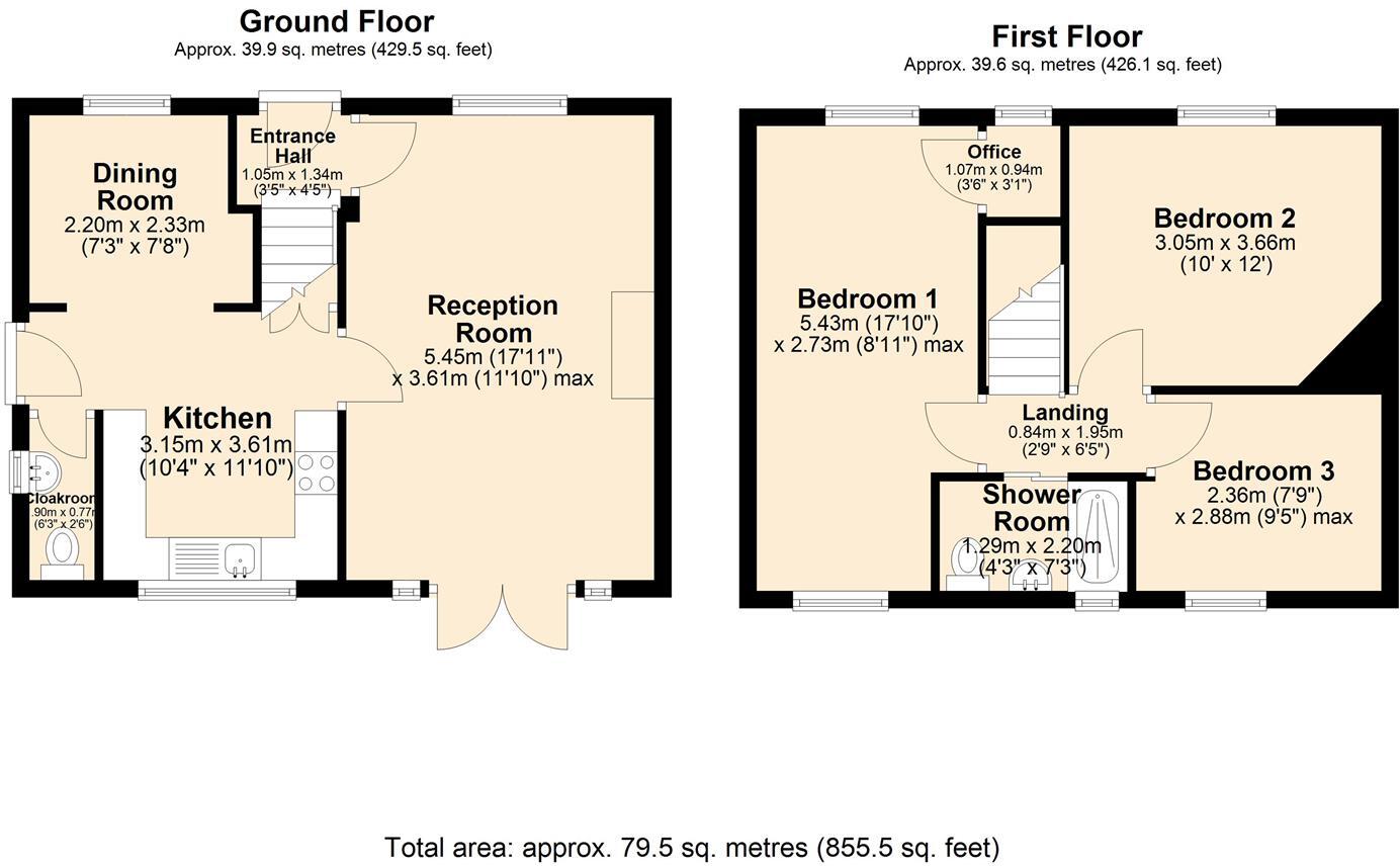 Lime Avenue, Staveley, Chesterfield floorplan