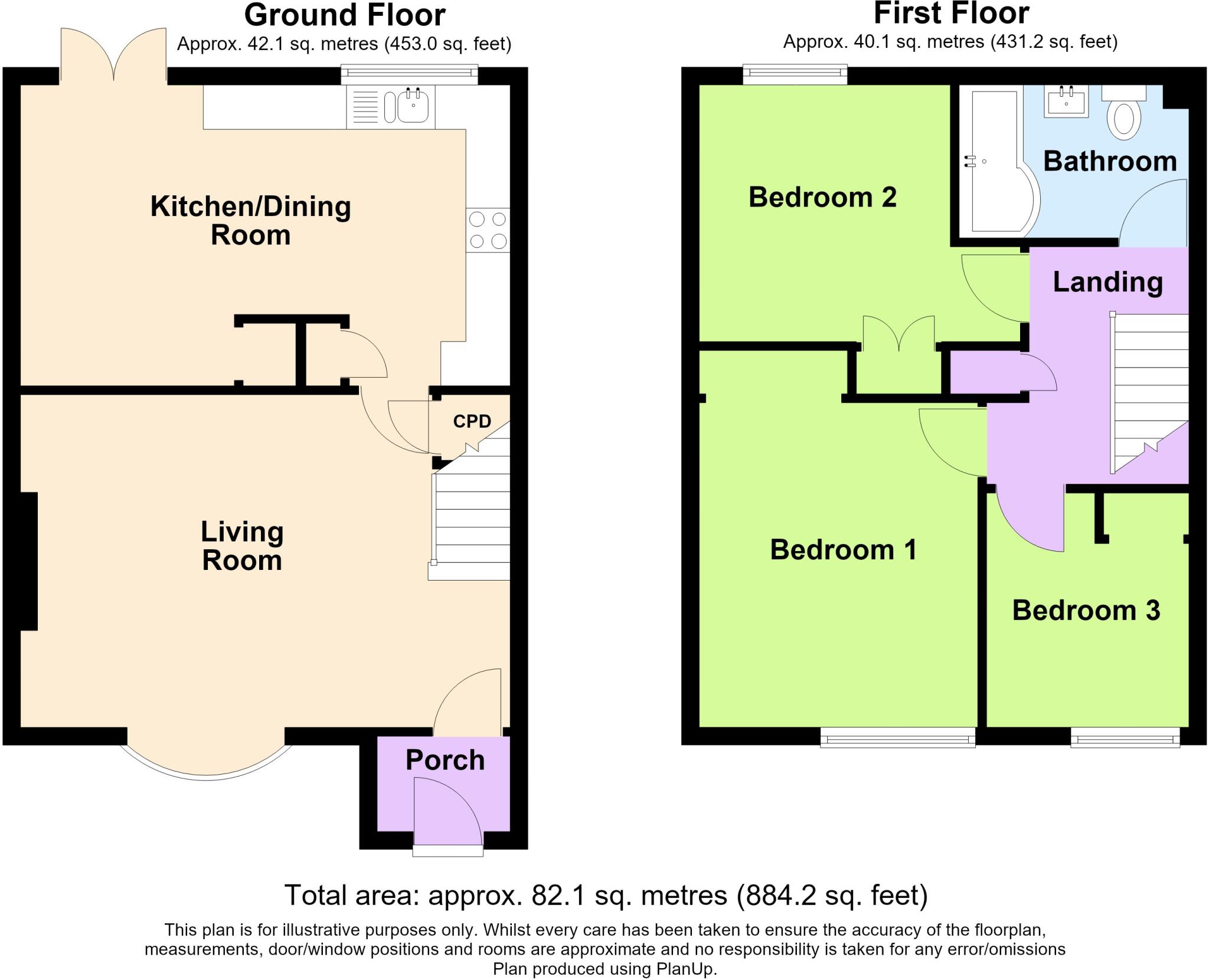 Lancaster Road, Yate floorplan