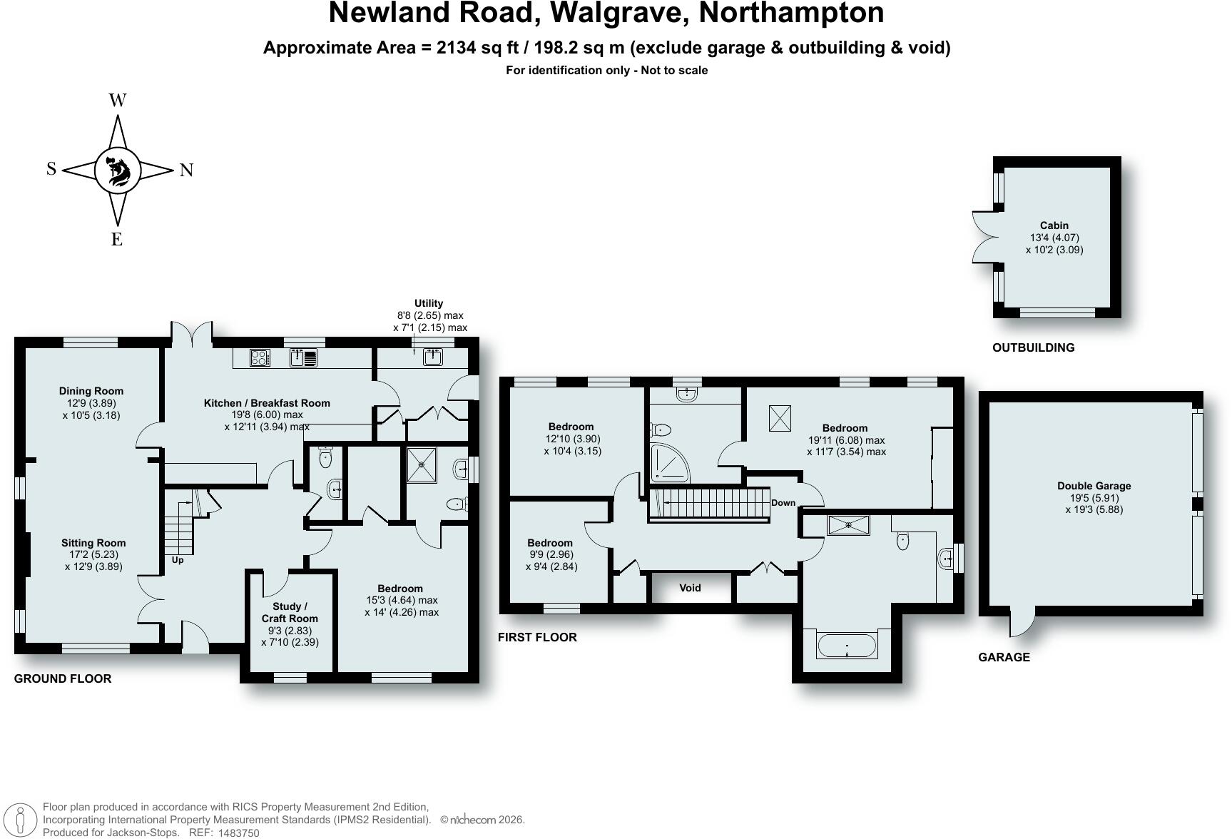 Newland Road, Walgrave, Northampton, Northamptonshire, NN6 floorplan