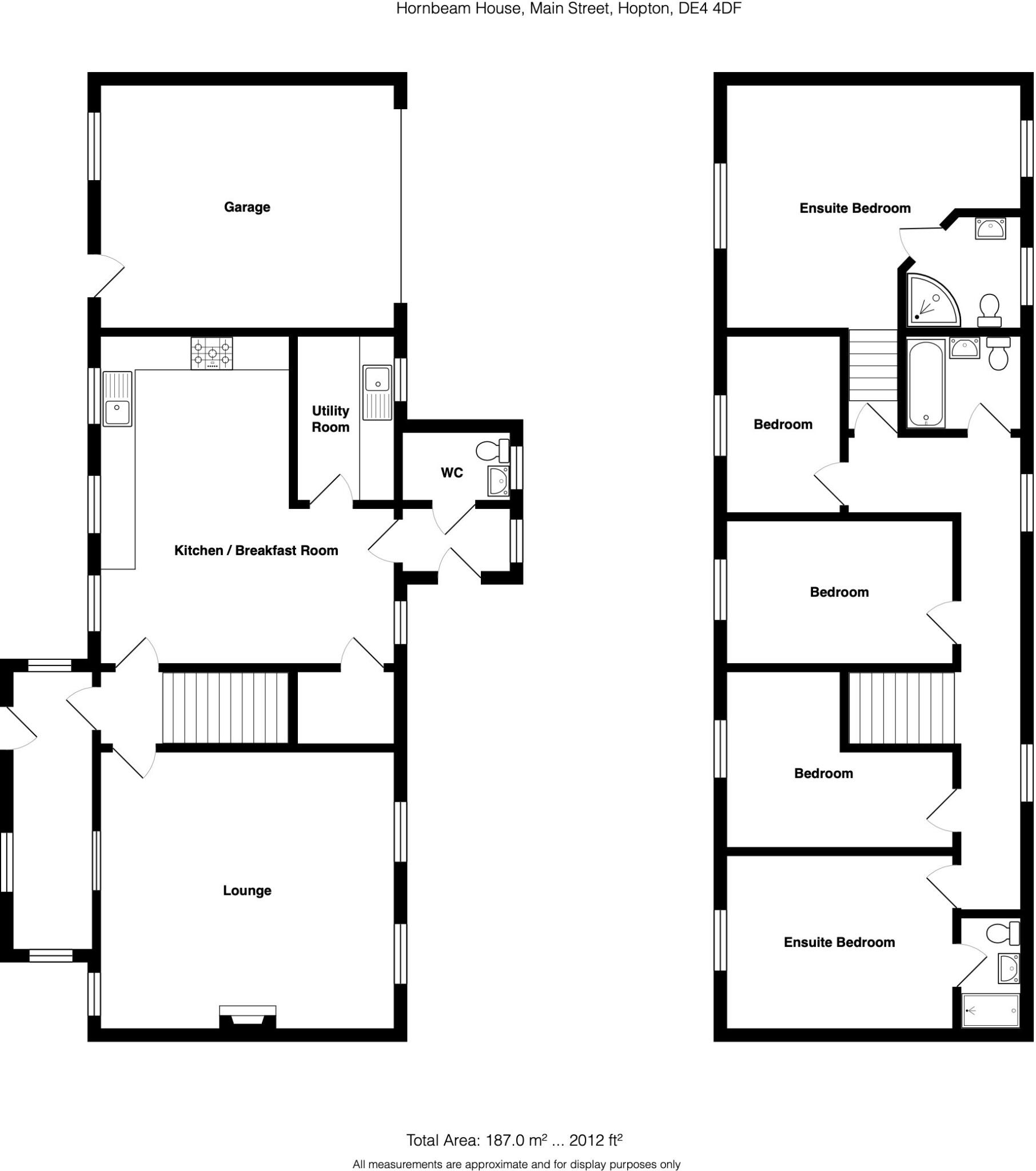 Hornbeam House, Main Street, Hopton, Derbyshire floorplan