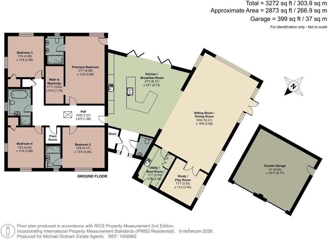 Grange Road, Blunham, Bedfordshire, MK44 floorplan