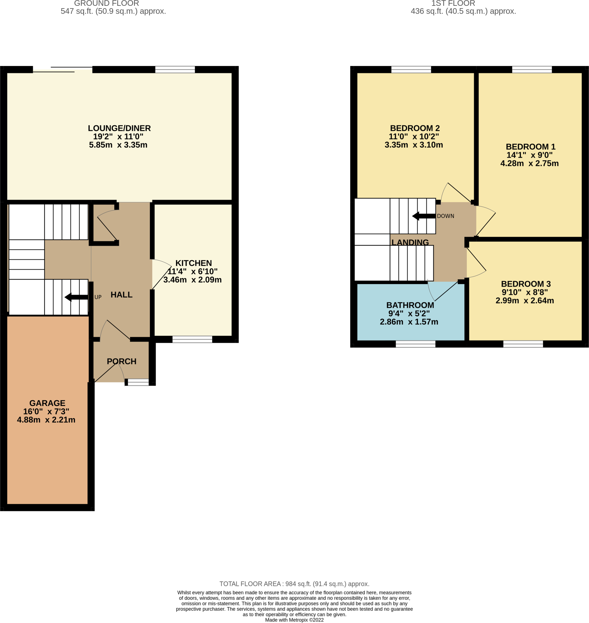 Layton Close, Offerton floorplan