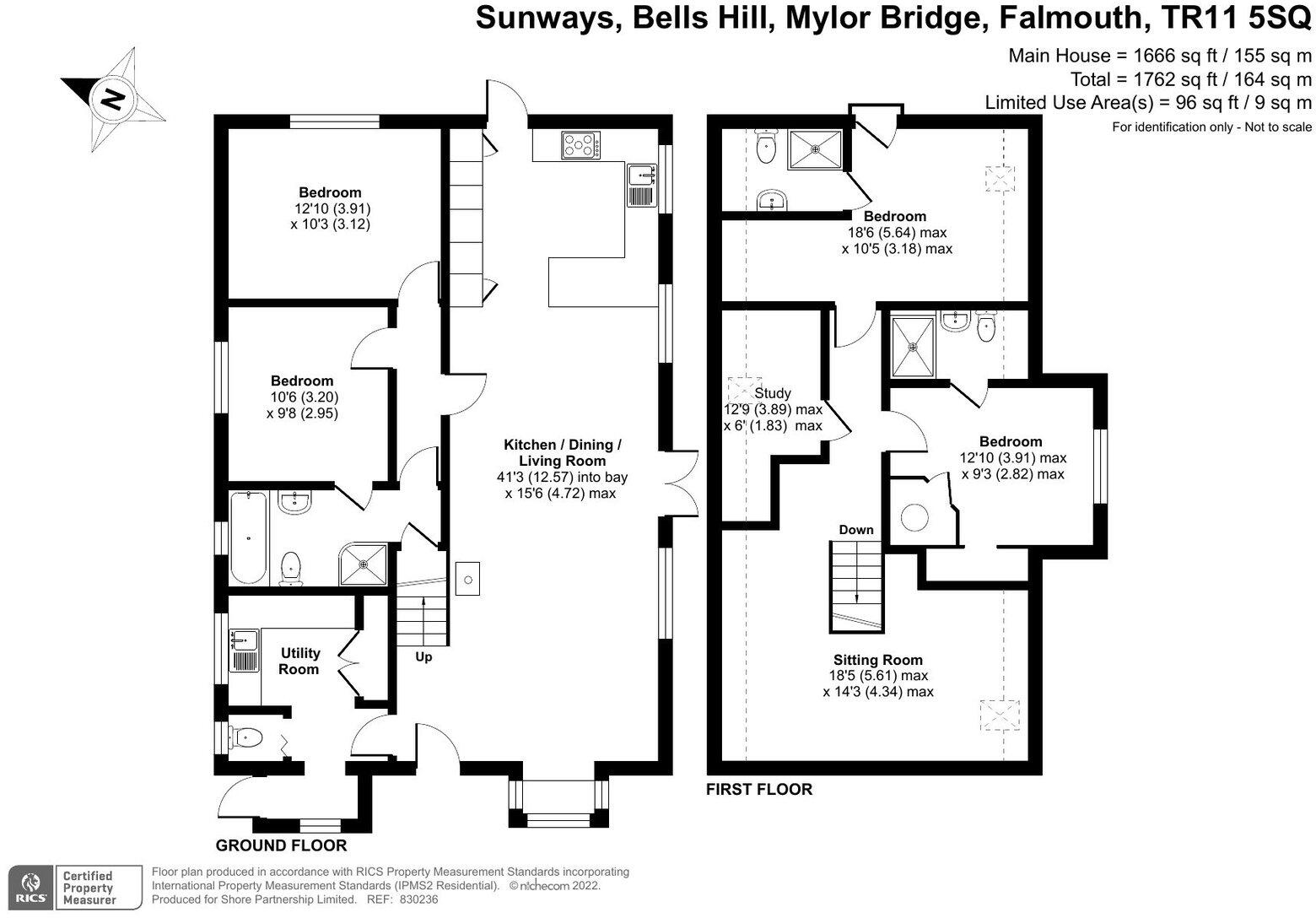 Bells Hill, Mylor Bridge floorplan