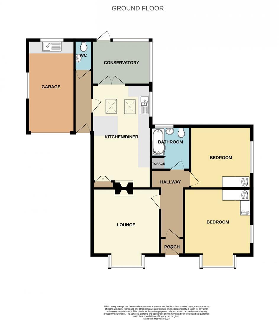 Queens Road, Buxton floorplan