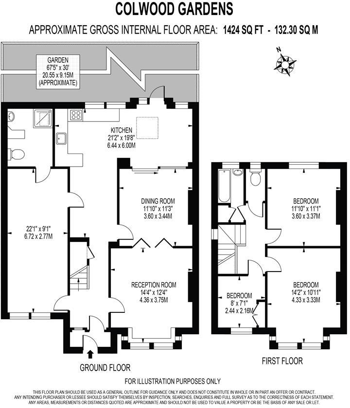 Colwood Gardens, Colliers Wood floorplan