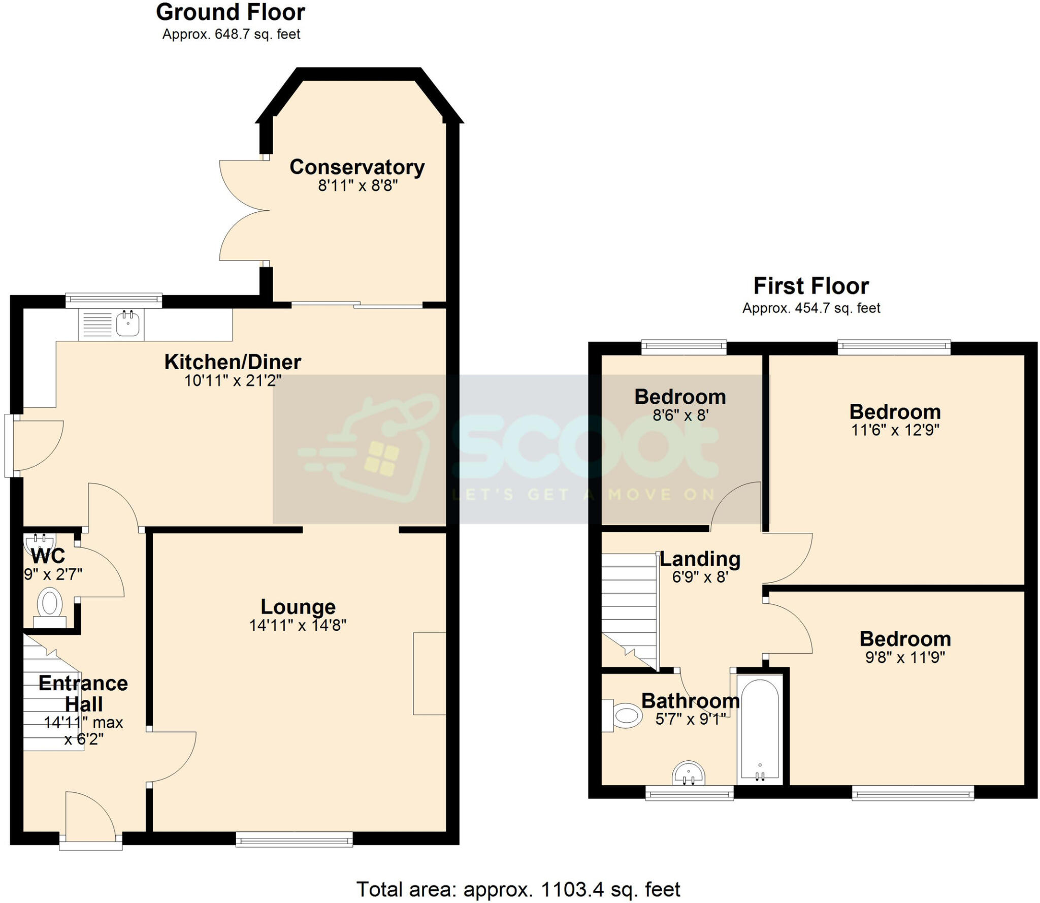 Garth Lane, Hook, DN14 5 floorplan