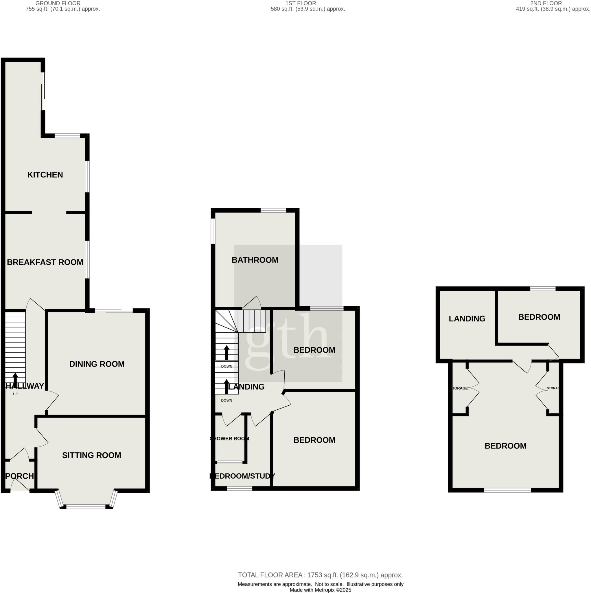 Huntspill Road, Highbridge, Somerset, TA9 floorplan