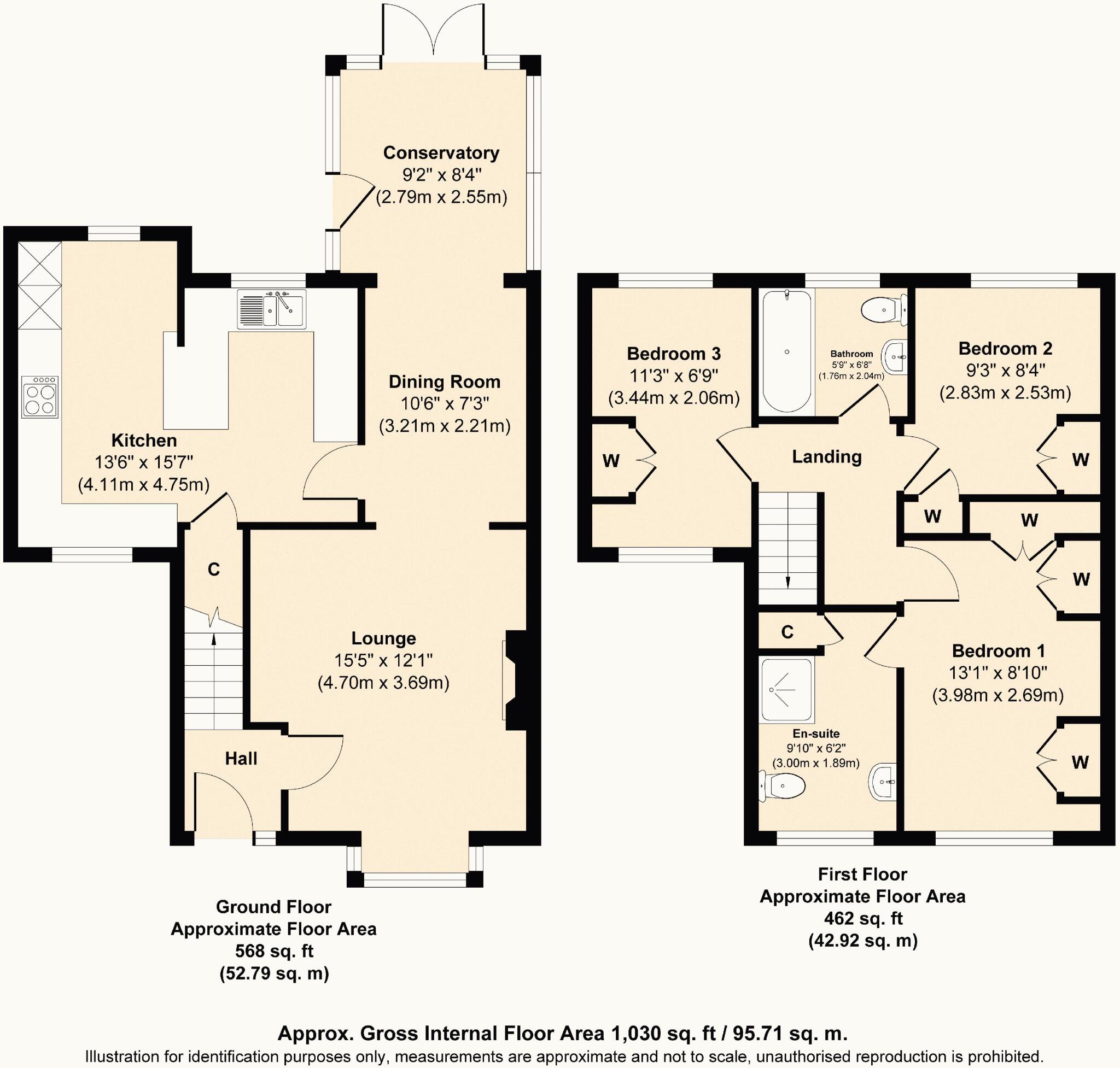 Harland Way, Rochdale floorplan