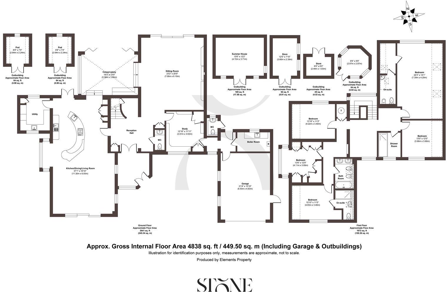 High Trees Road, Reigate floorplan