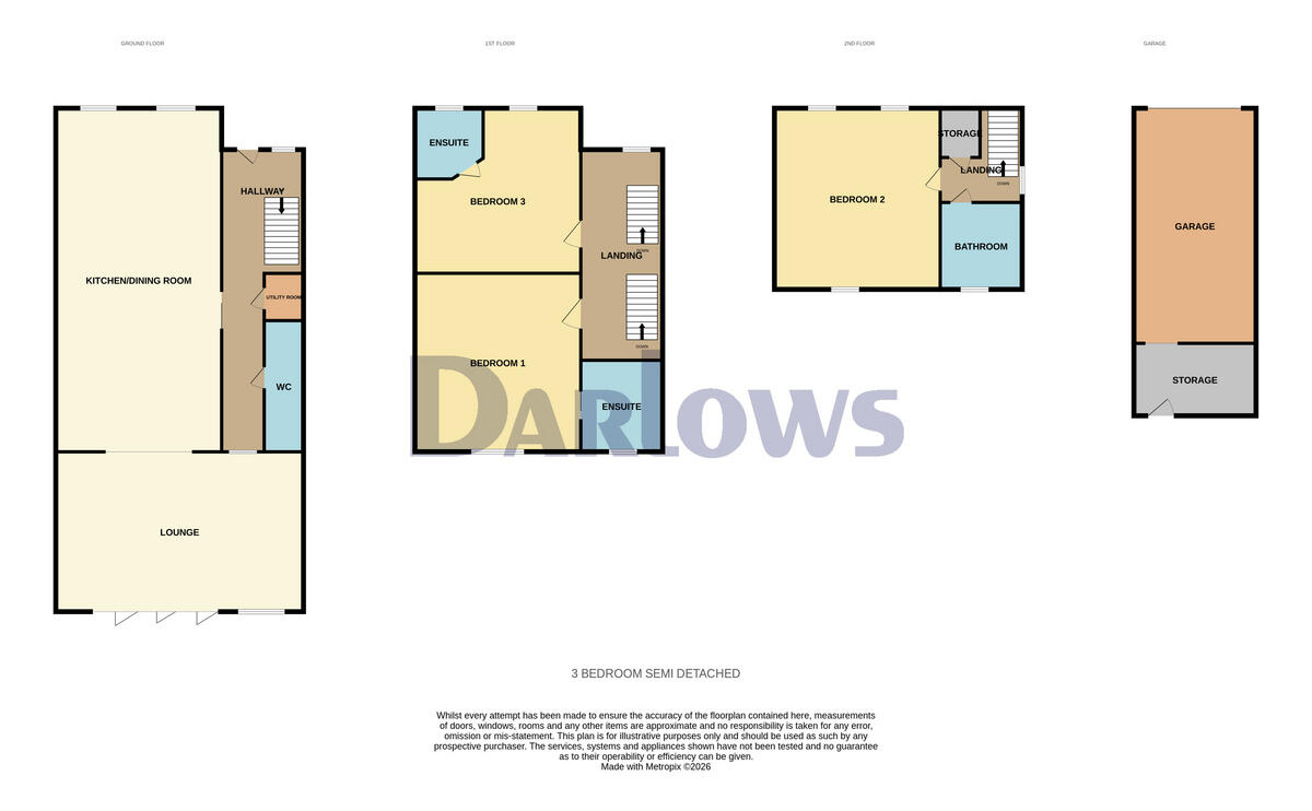 Clos Cwm Creunant, Cardiff floorplan