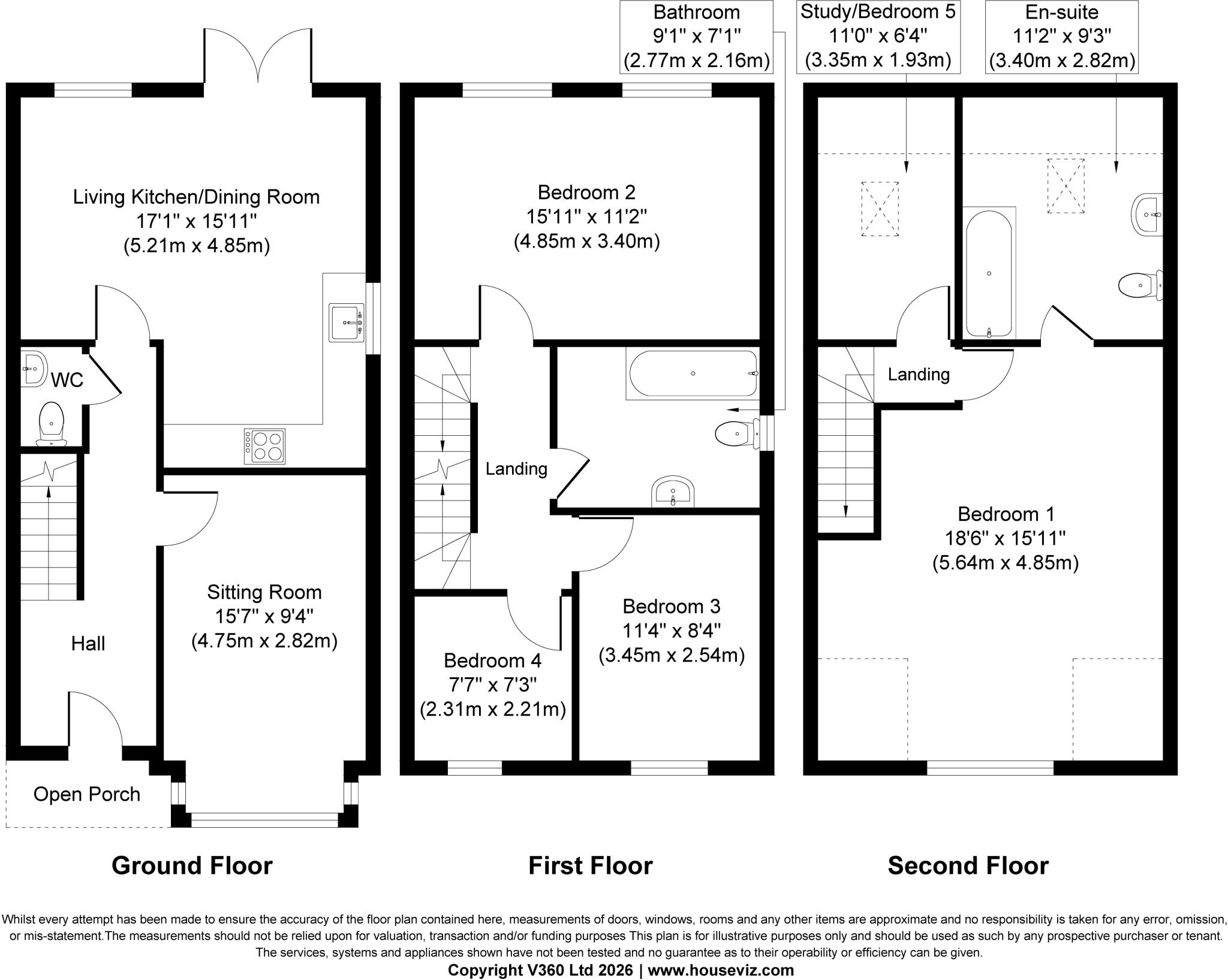 64 Sycamore Grove, Eastburn, BD20 7SW floorplan