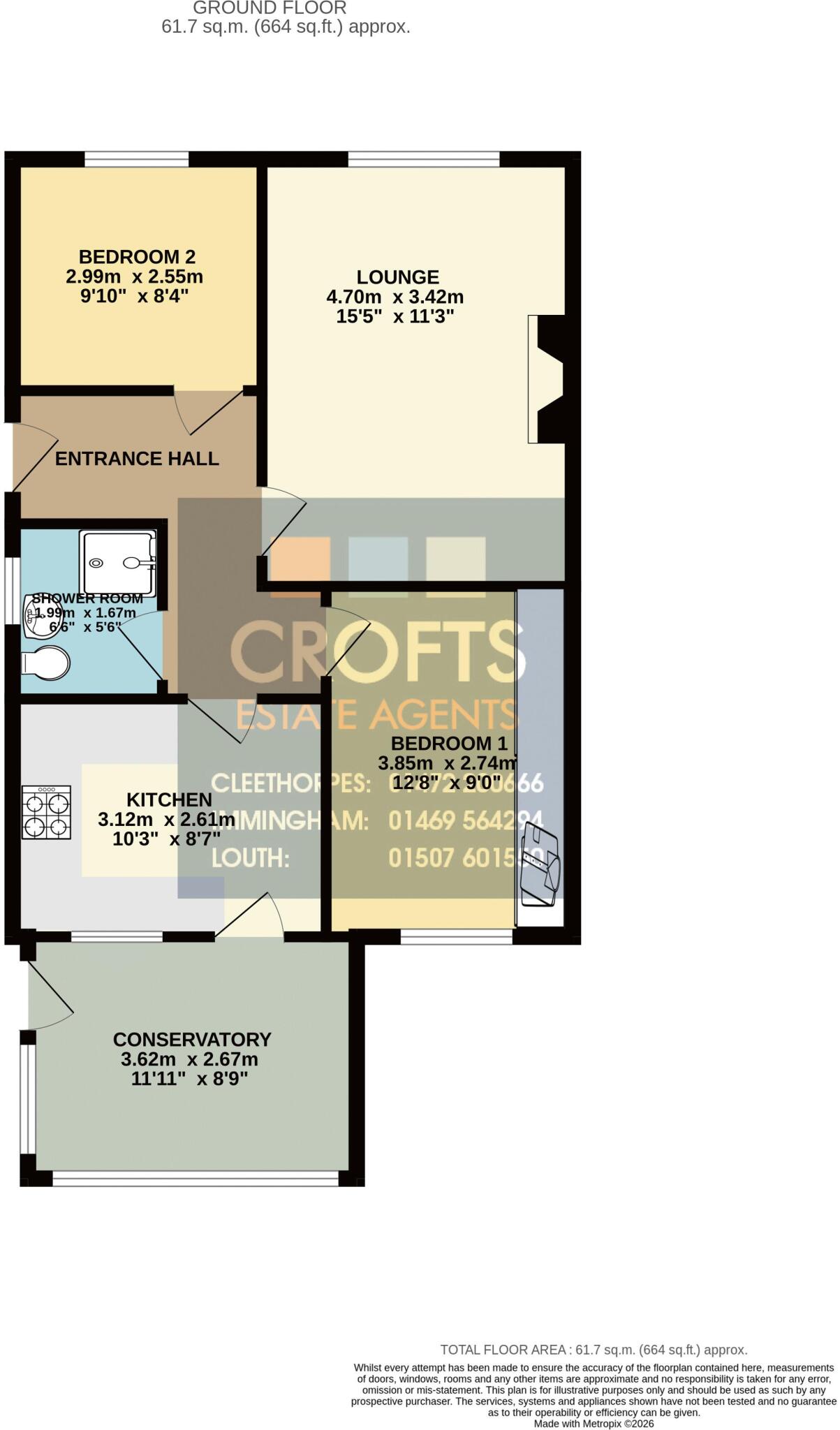 Halton Way, Grimsby floorplan