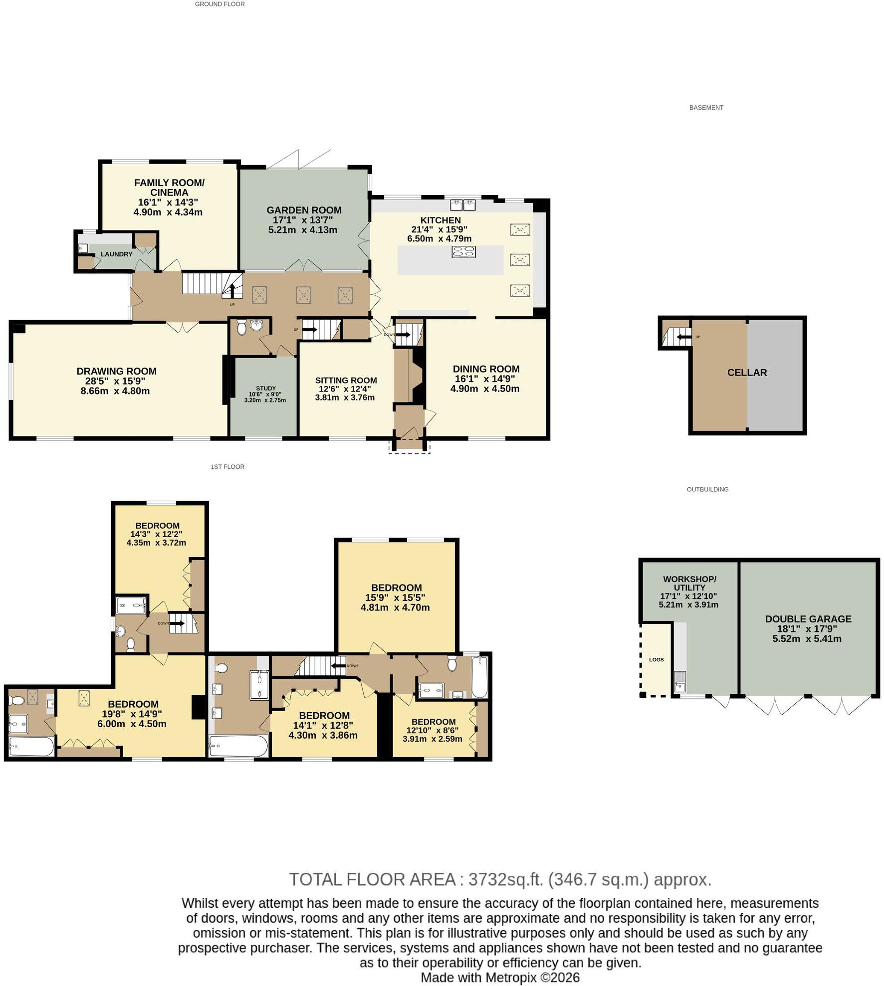Beckbury, Shifnal, TF11 floorplan