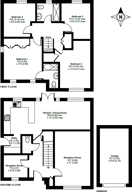 Parkin Close floorplan
