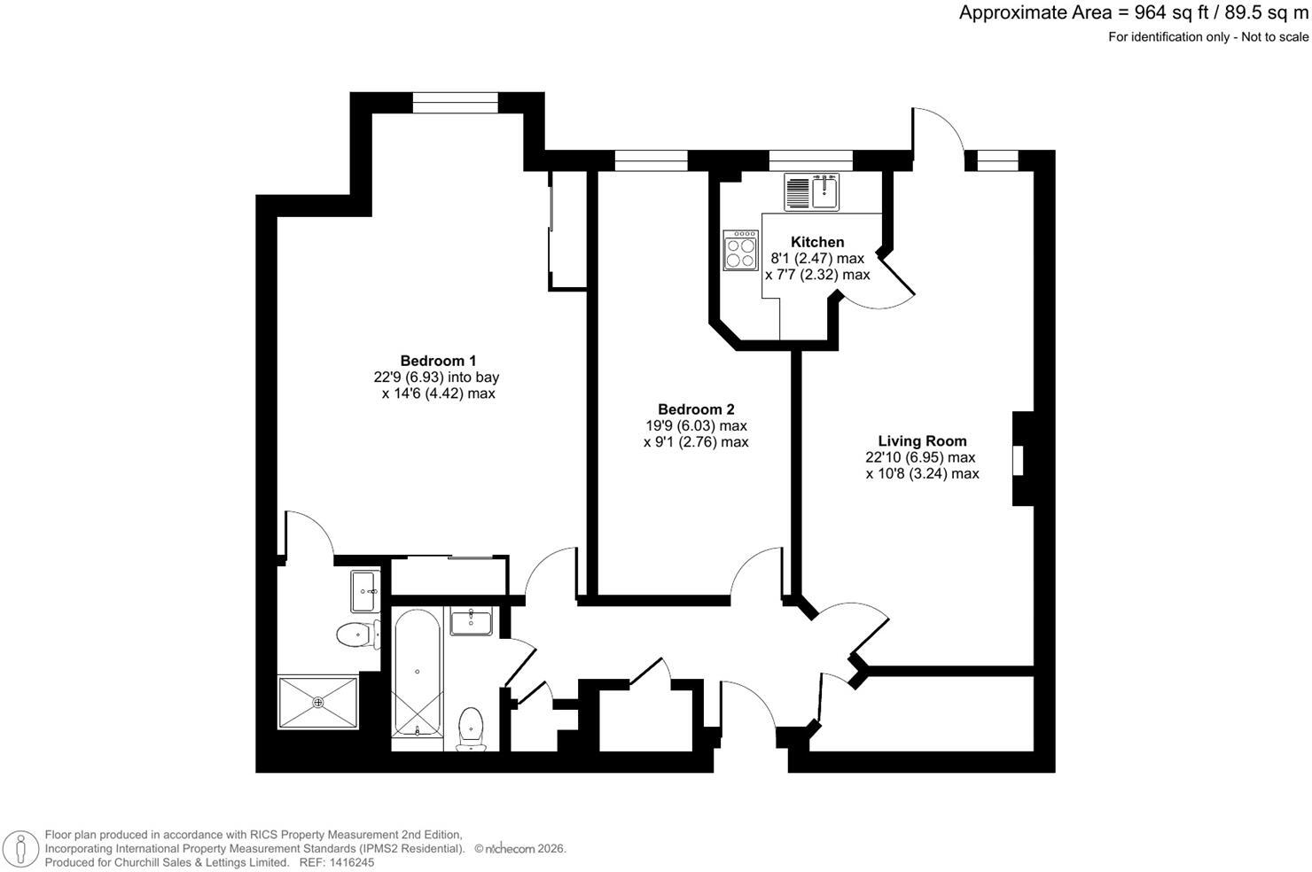 Barnes Lodge, Dorchester, Dorset floorplan
