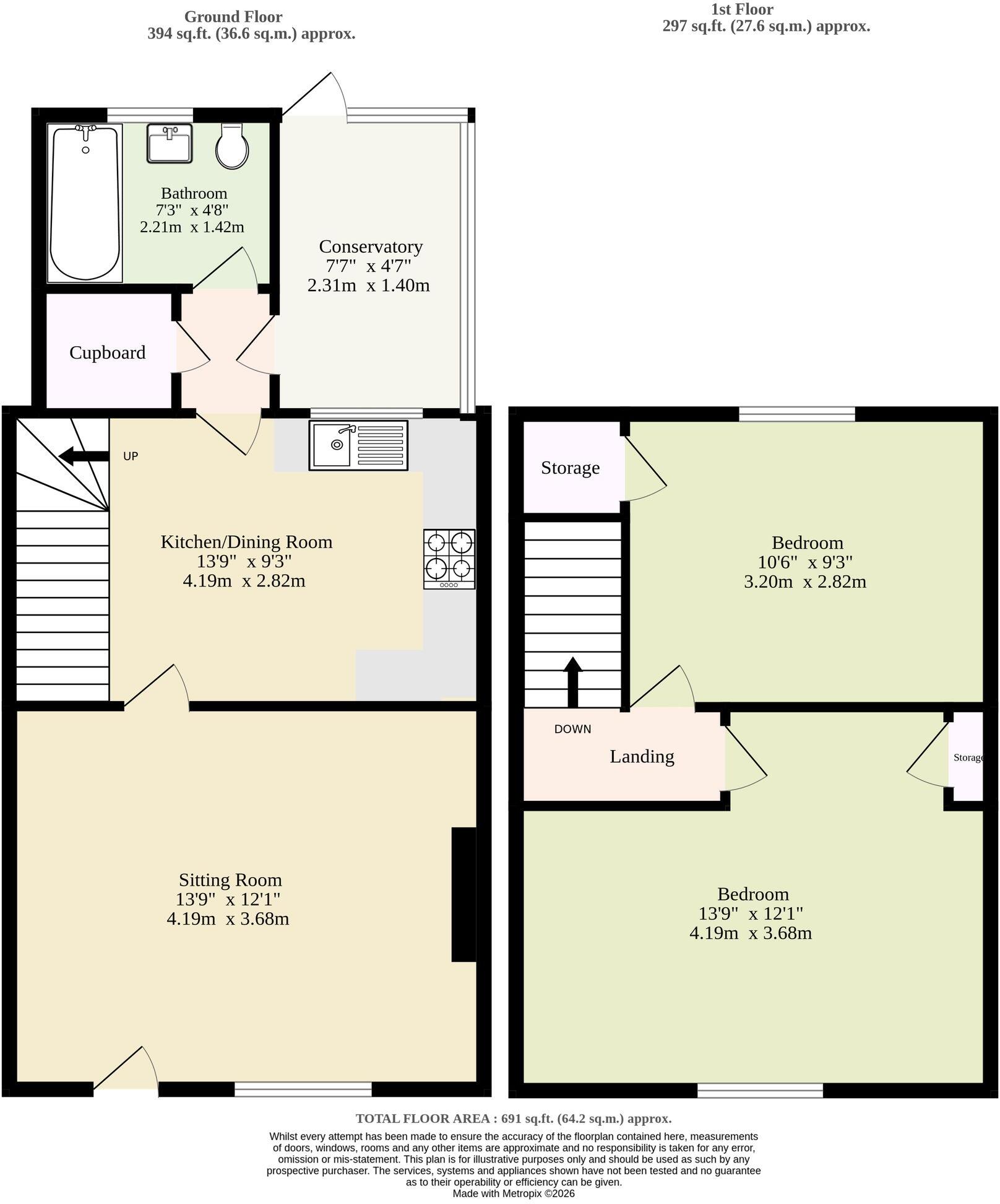 Market Row, Stalham floorplan