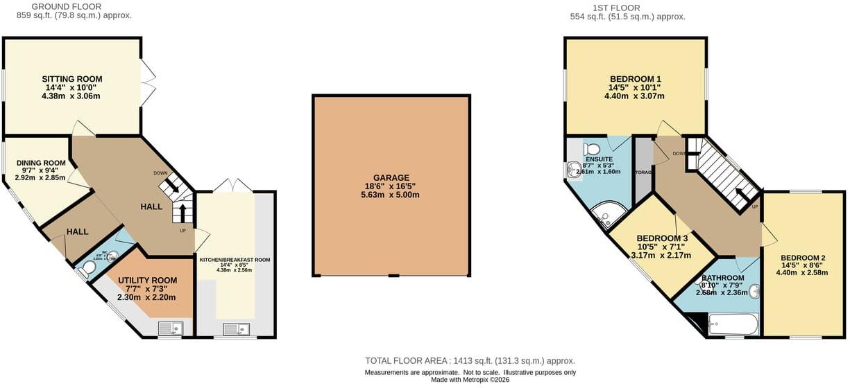 Parmiter Drive, WIMBORNE, BH21 floorplan